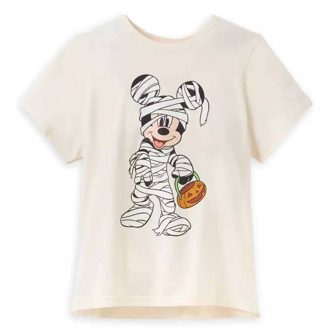 Mickey Mouse Mummy Halloween Glow-in-the-Dark Back to Front T-Shirt for Women | Disney Store