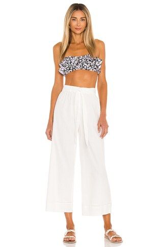 Peony Swimwear Vacation Culotte in Magnolia from Revolve.com | Revolve Clothing (Global)