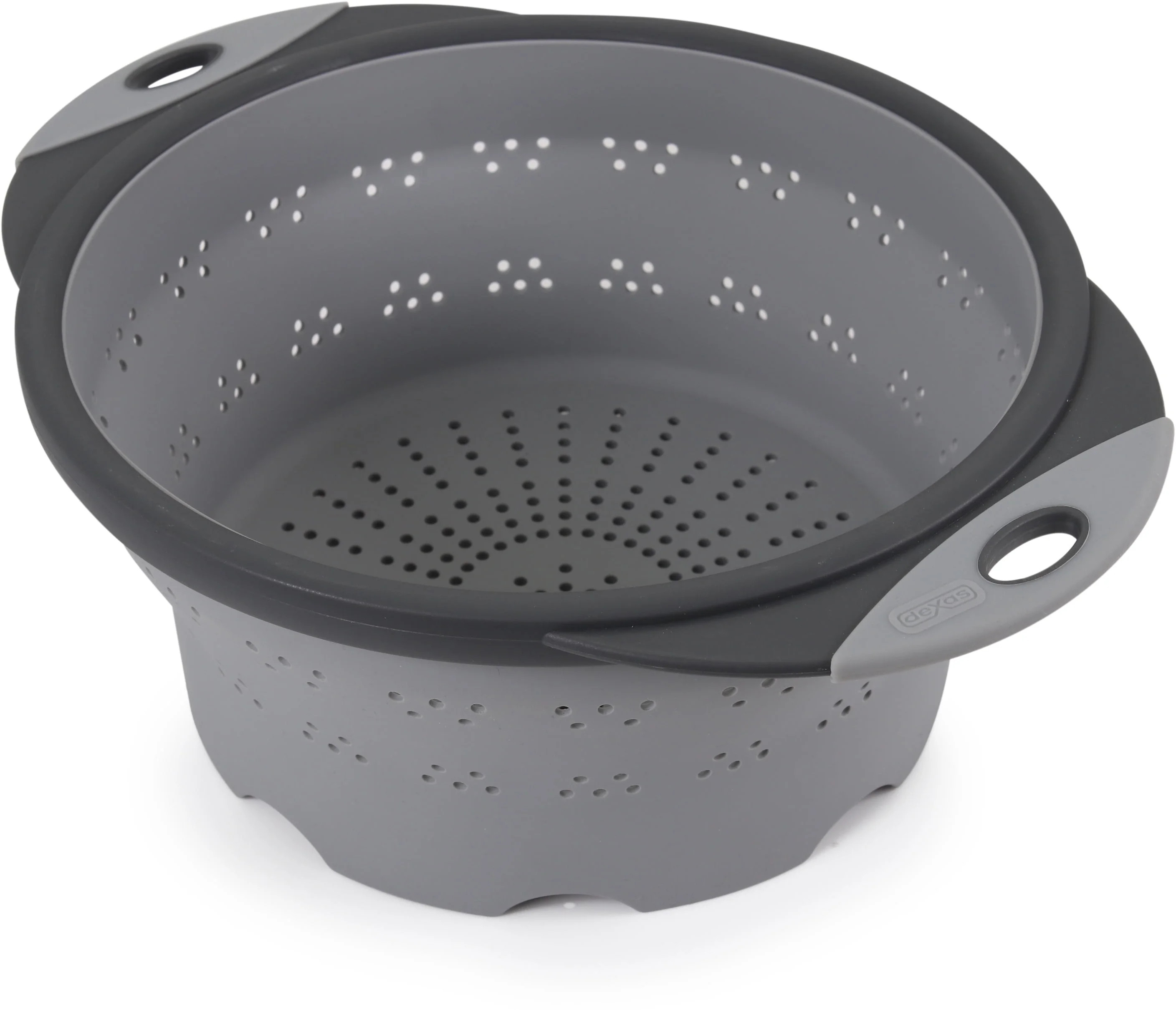 Dexas Collapsible Silicone Colander, 10", Gray | Walmart (US)