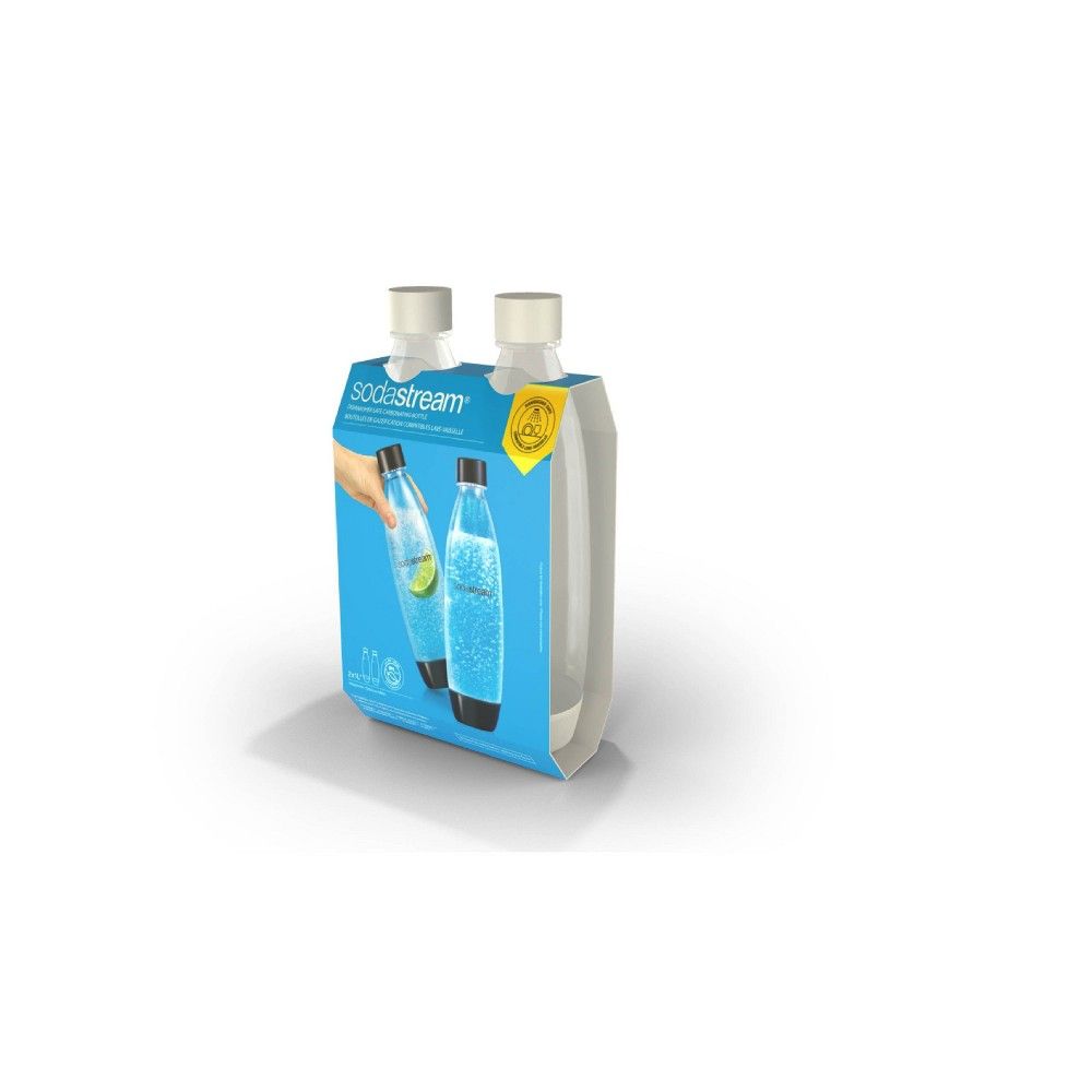 SodaStream 1L Carbonating Bottle - 2pk - White | Target