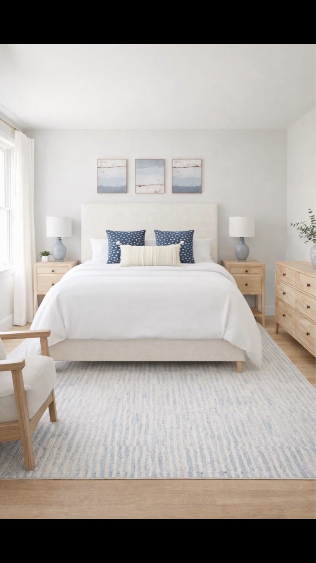 Home Design Ideas: Master Bedroom, Soft Blue Coastal Bedroom with Light Wood Furniture 

coastal bedroom decor, coastal bedroom ideas, beach house bedroom, neutral coastal decor, blue and white bedroom, coastal bedding, upholstered headboard bed, neutral bedroom furniture, light wood bedroom furniture, coastal nightstands, modern coastal bedroom, coastal farmhouse decor, beach inspired bedroom, airy bedroom design, soft blue bedroom accents, coastal wall art, layered bed pillows, textured neutral bedding, coastal area rug, light wood dresser, coastal table lamps, coastal home decor, serene bedroom aesthetic, relaxed coastal style, bright neutral bedroom, coastal interior design

#LTKHome