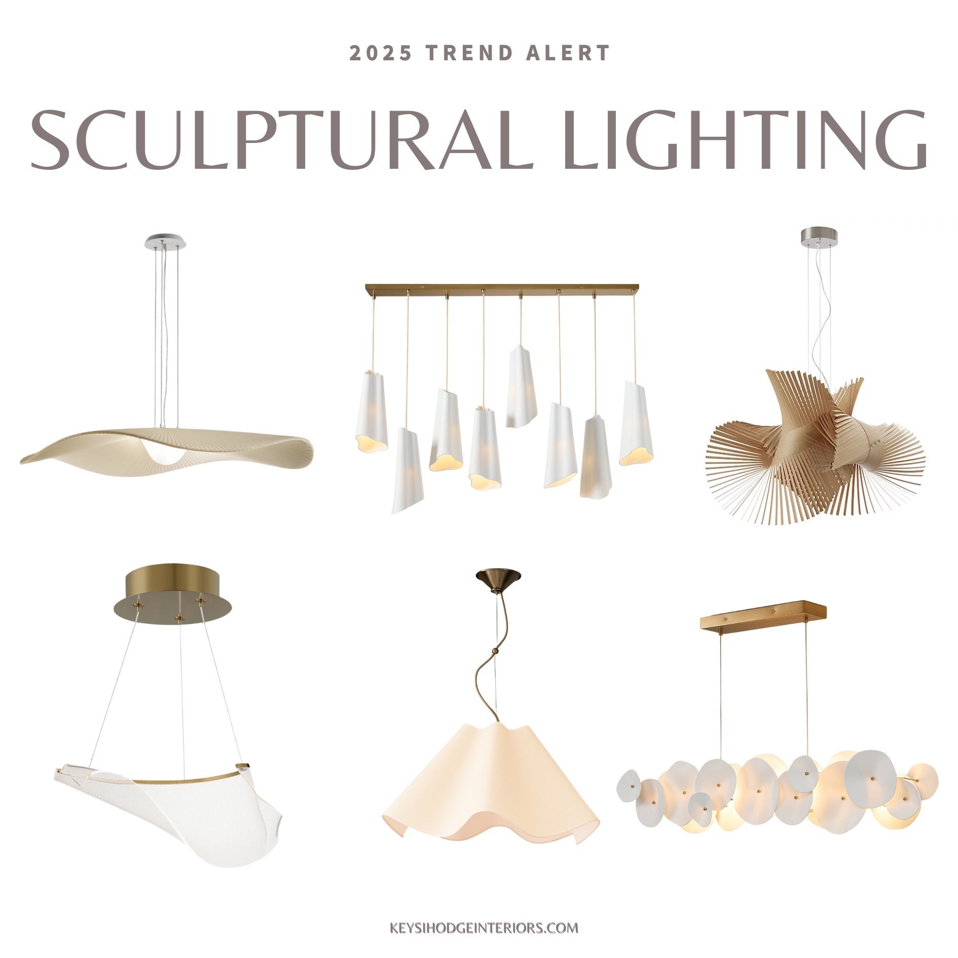 Sculptural lighting is one of 2025’s standout trends.
It adds movement, shape, and just the right amount of drama to a room—without overwhelming your space. Whether you’re going minimal or fully layered, these fixtures instantly elevate the look.

🛒 Tap to shop my picks.
#2025DesignTrends #SculpturalLighting #StatementLighting #LightingInspo #KeysiHodgeInteriors


#LTKHome #LTKStyleTip