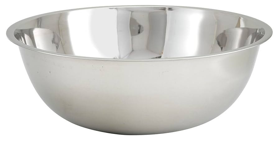 Winco 20 Quart Stainless Steel Mixing Bowl for Commercial Use | Amazon (US)