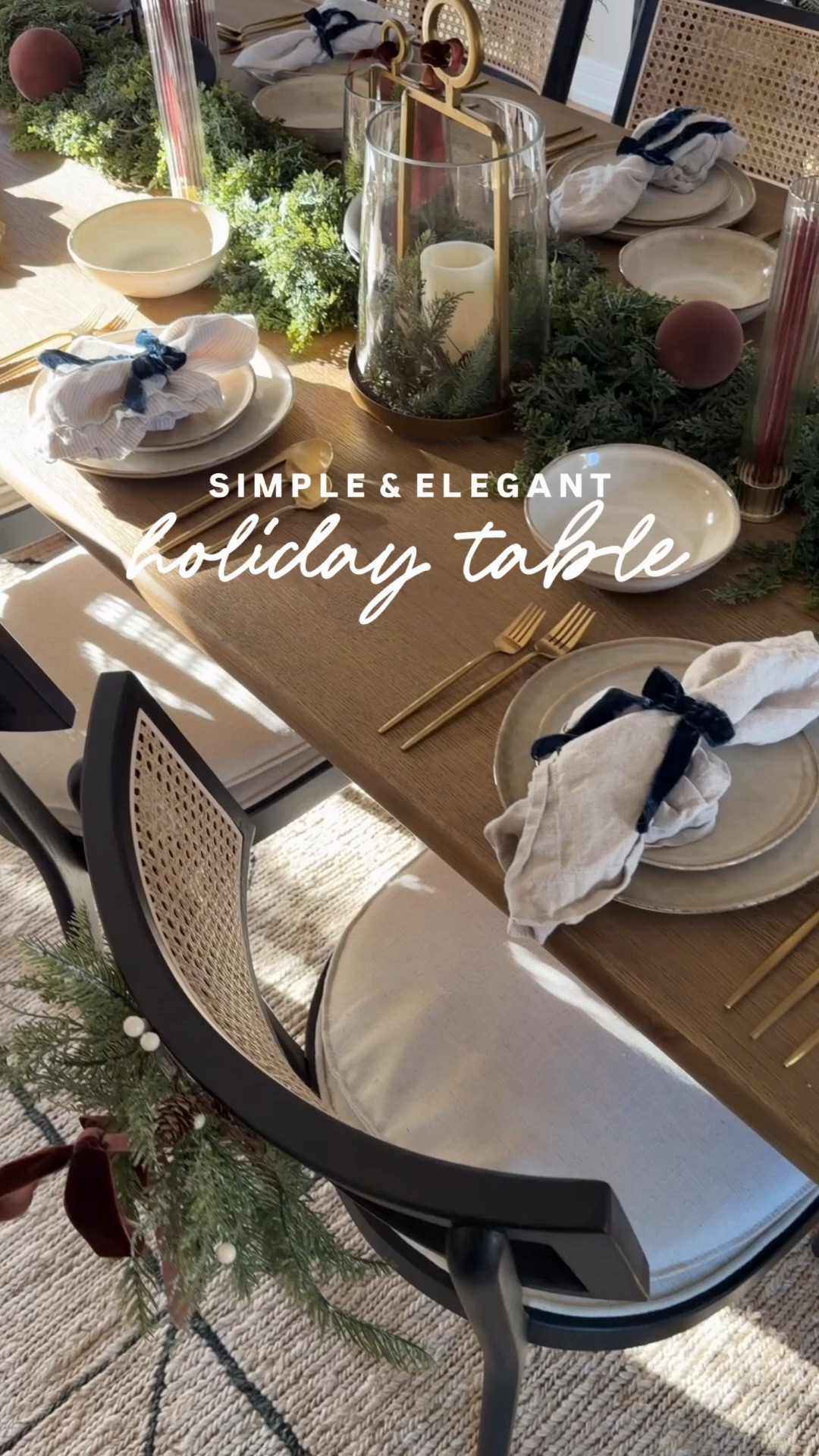 Simple, easy, elegant Christmas tablescape 🤍

#LTKHome #LTKFindsUnder50 #LTKHoliday