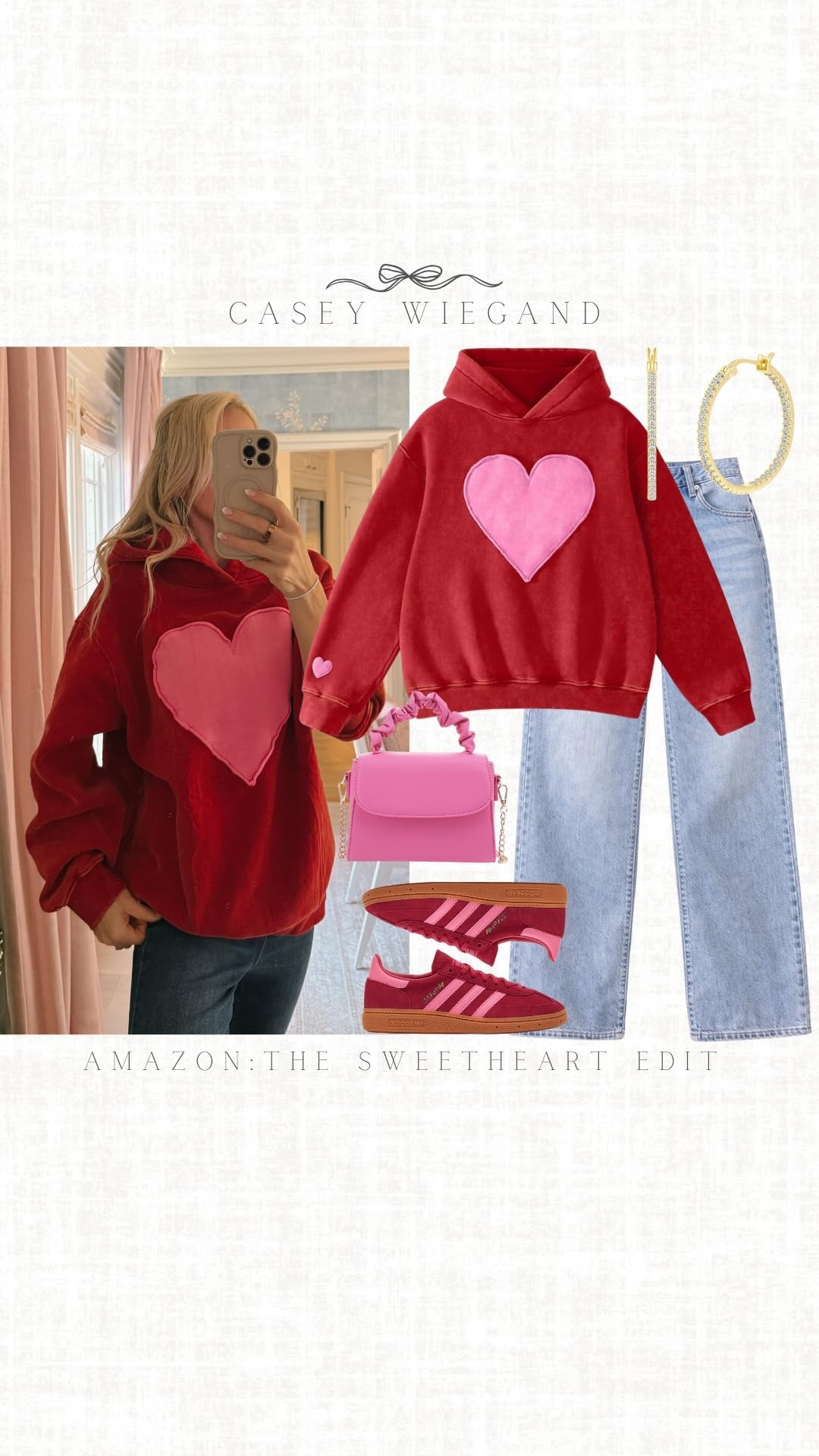 Feeling cozy in this heart-themed hoodie from Amazon. Perfect for a relaxed day out. #CozyHoodie

#LTKSeasonal #LTKHoliday #LTKootd
