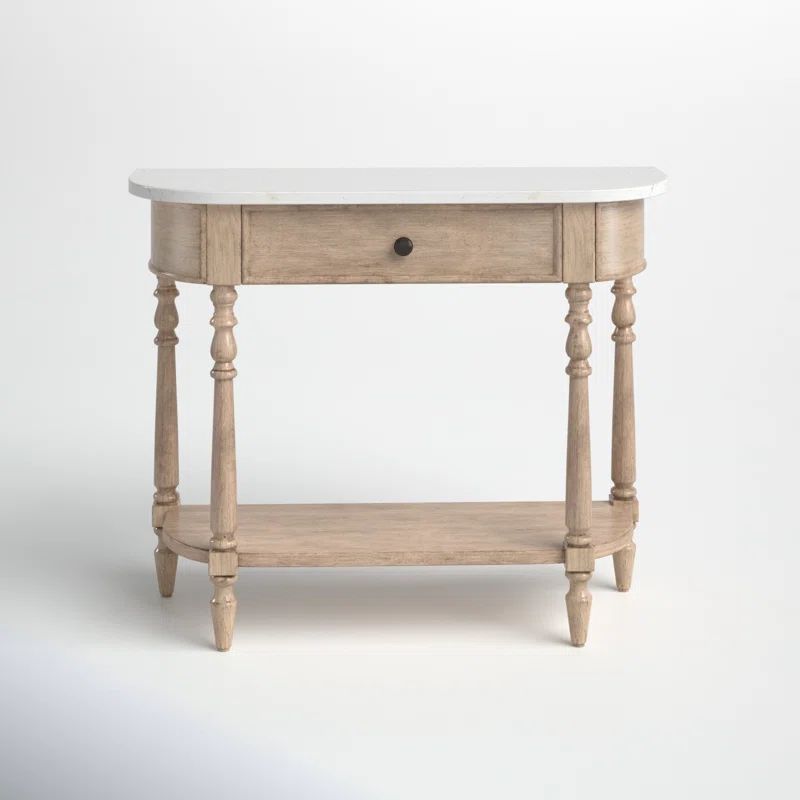 Aberdale 40'' Console Table with Marble Top | Wayfair North America