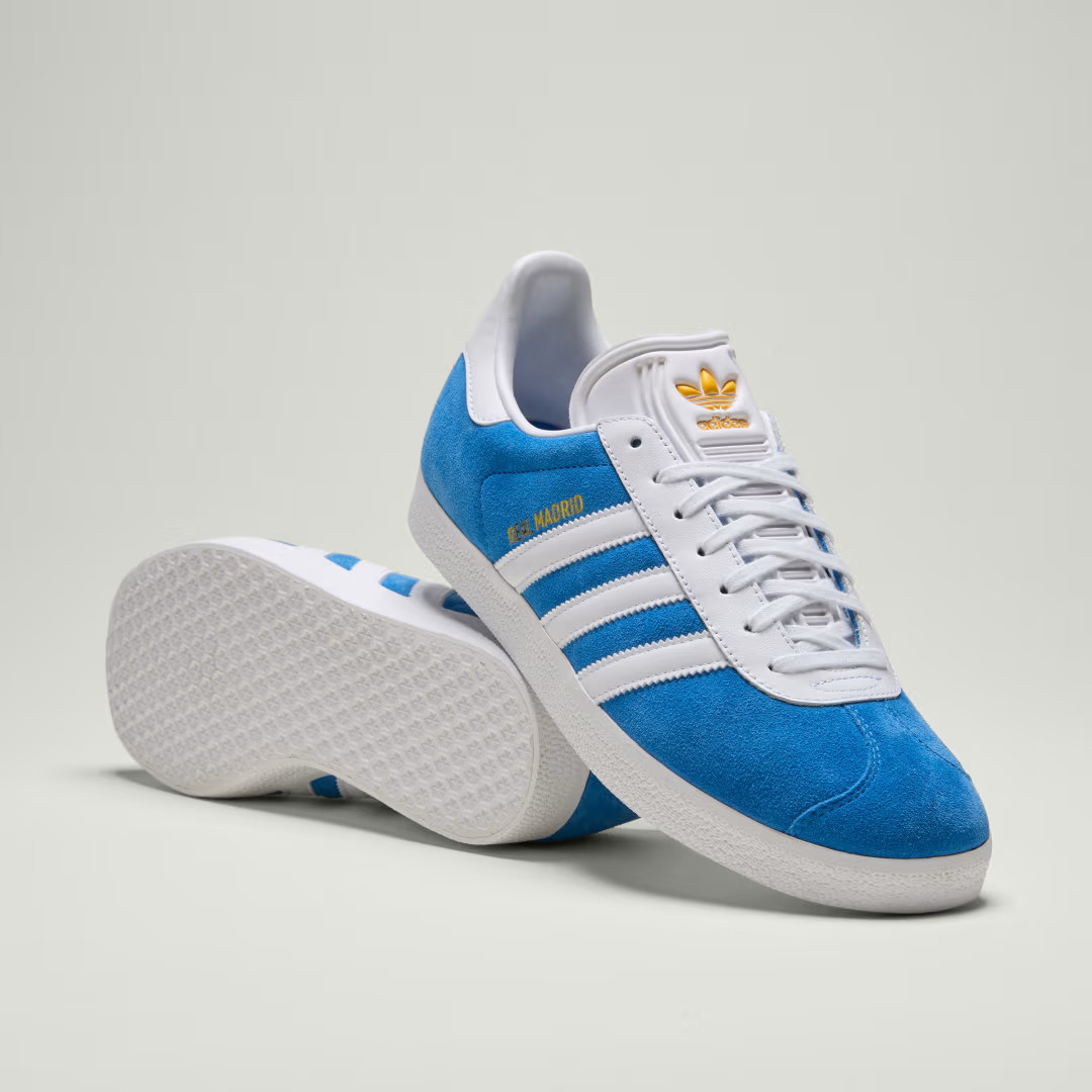 adidas Gazelle Real Madrid Shoes Blue Bird M 7.5 / W 8.5 Unisex | adidas (US)
