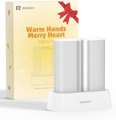 RORRY Hand Warmers Rechargeable 2 Pack, 10000mAh 360° Heating Magnetic Electric Hand Warmer, 24H... | Amazon (US)