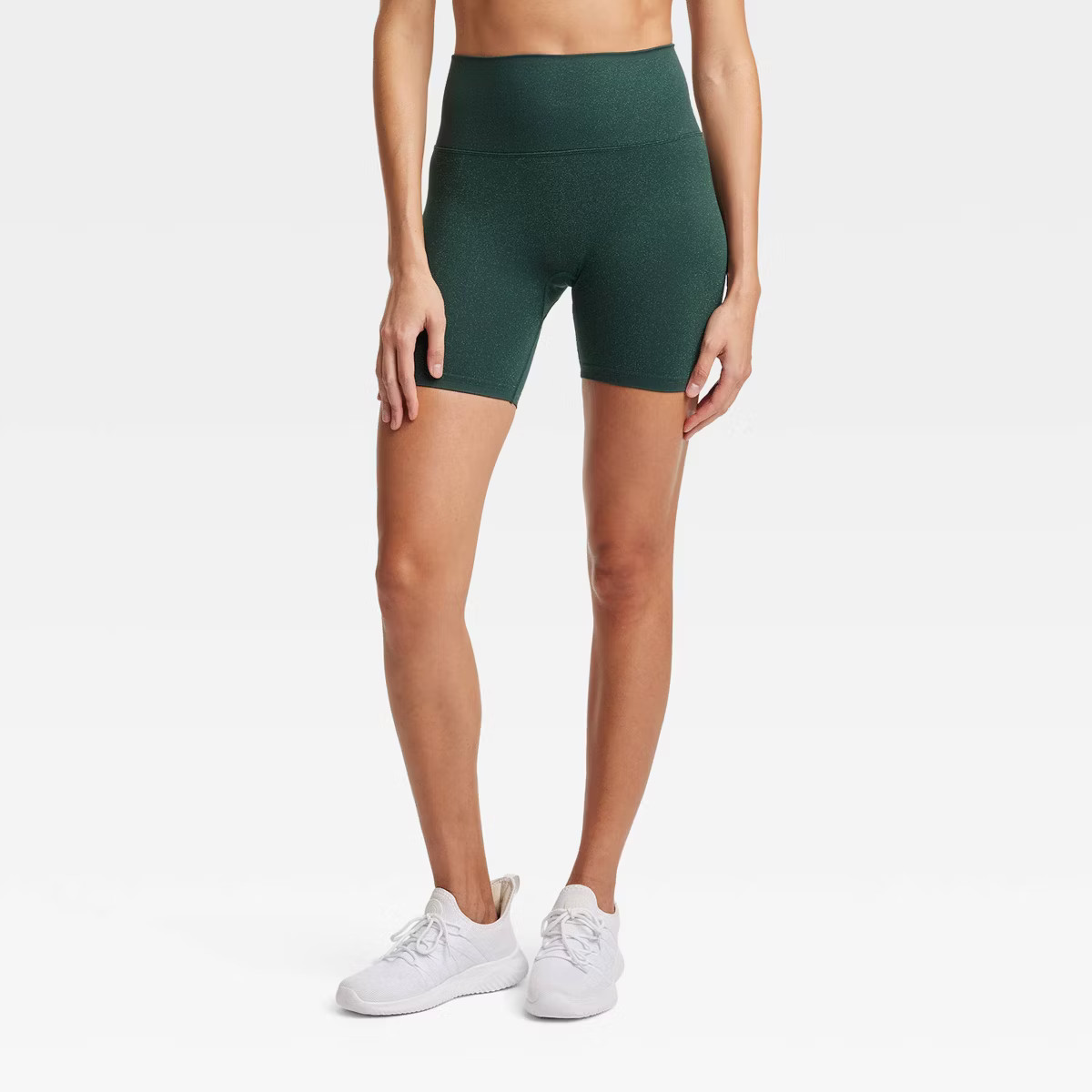 Women's Lurex Seamless High-Rise Bike Shorts 6" - All In Motion™ | Target
