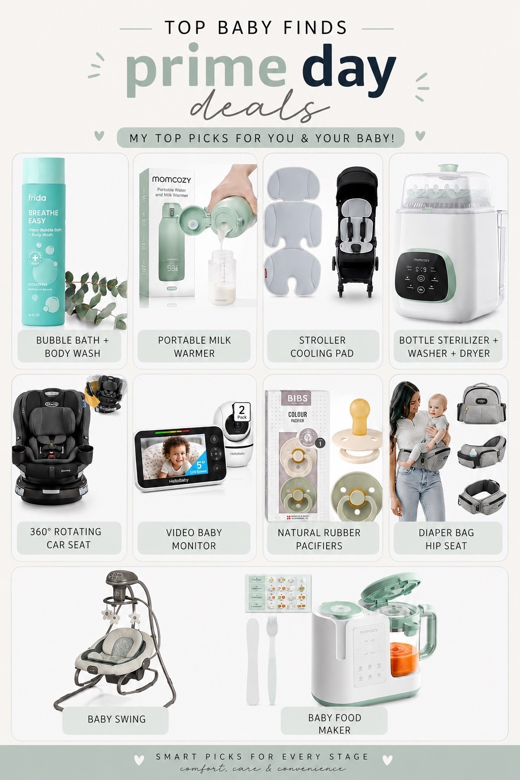 Prime Day is one of my favorite times to grab baby gear at a discount, especially items I already use, have on my wishlist, or recommend to other moms.

I rounded up some of my top baby finds, including feeding essentials, travel must-haves, nursery favorites, and products that made life easier during the baby and toddler stages.

If you’re shopping for your own little one, building a registry, or looking ahead to future needs, these are the deals I’d be watching. 🩵

Everything is linked in my LTK so you can easily browse the sales before they’re gone!

#LTKmomlife #LTKBaby #LTKKids