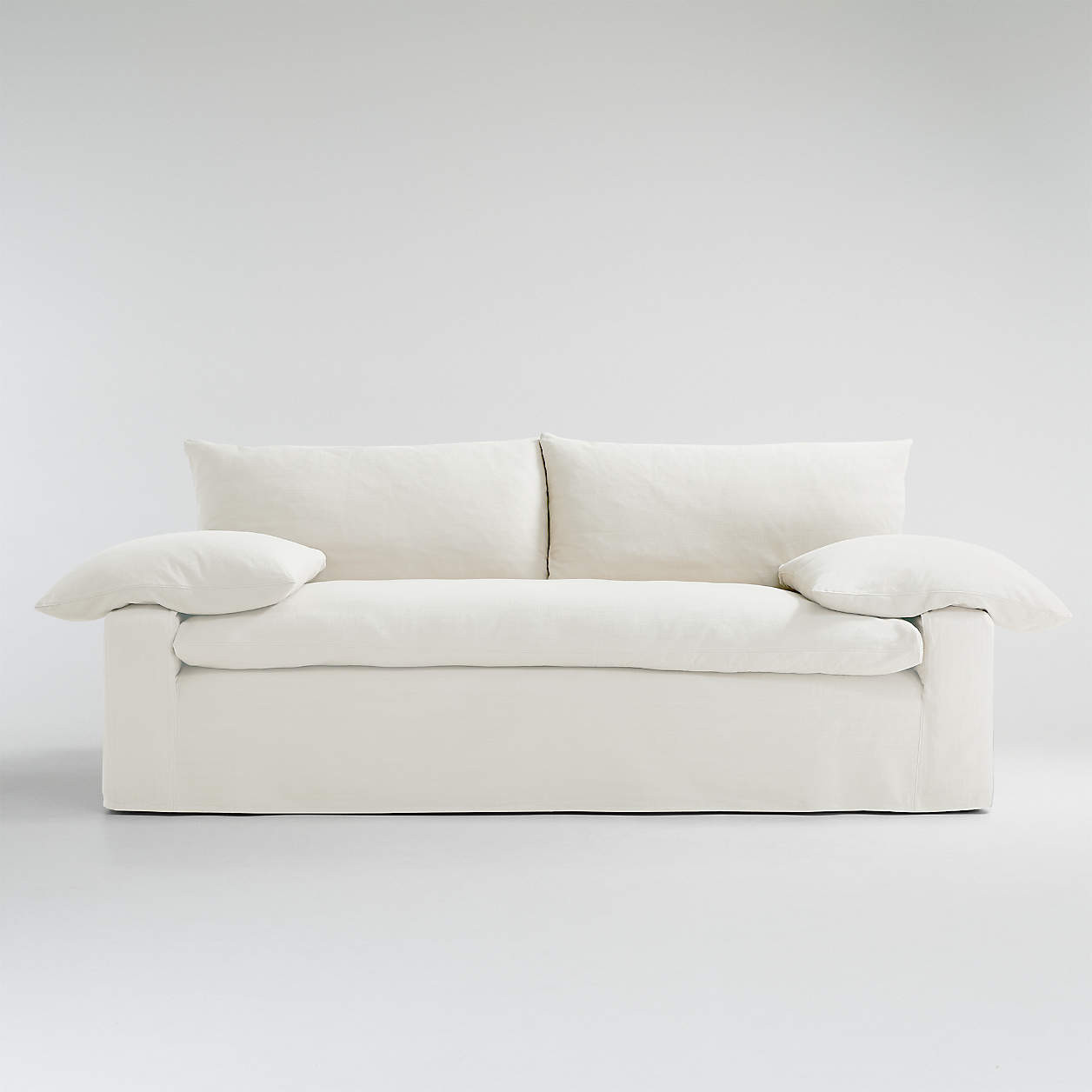 Ever Slipcovered Sofa + Reviews | Crate and Barrel | Crate & Barrel