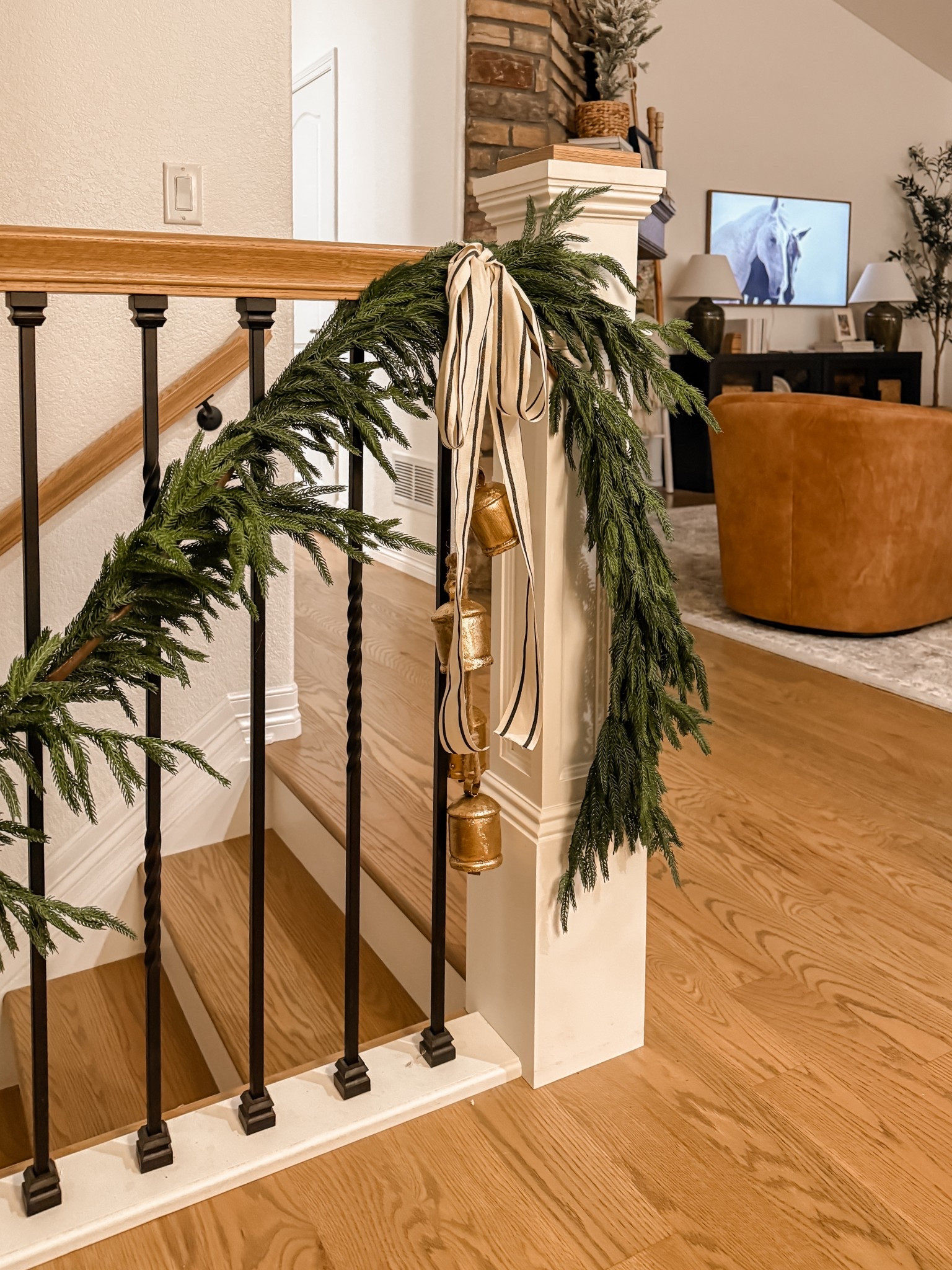 Use SARAHJOY for 10% off the garland and the vintage bells! Great for holiday banister and stair railing. 

Christmas decor, holiday decor, interior delights, Sarah Joy 

#LTKHoliday #LTKSeasonal #LTKHome