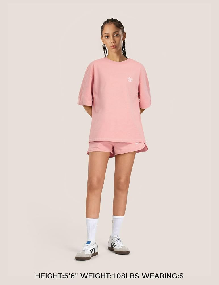 Aelfric Eden Cloud Oversized Sweat Set for women 2 Piece Shorts Sets 2026 Summer Casual Loose Sho... | Amazon (US)