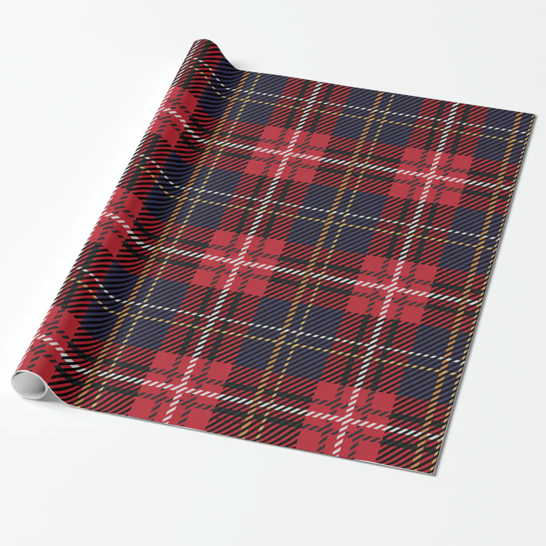 Tartan Christmas Plaid Wrapping Paper | Zazzle | Zazzle