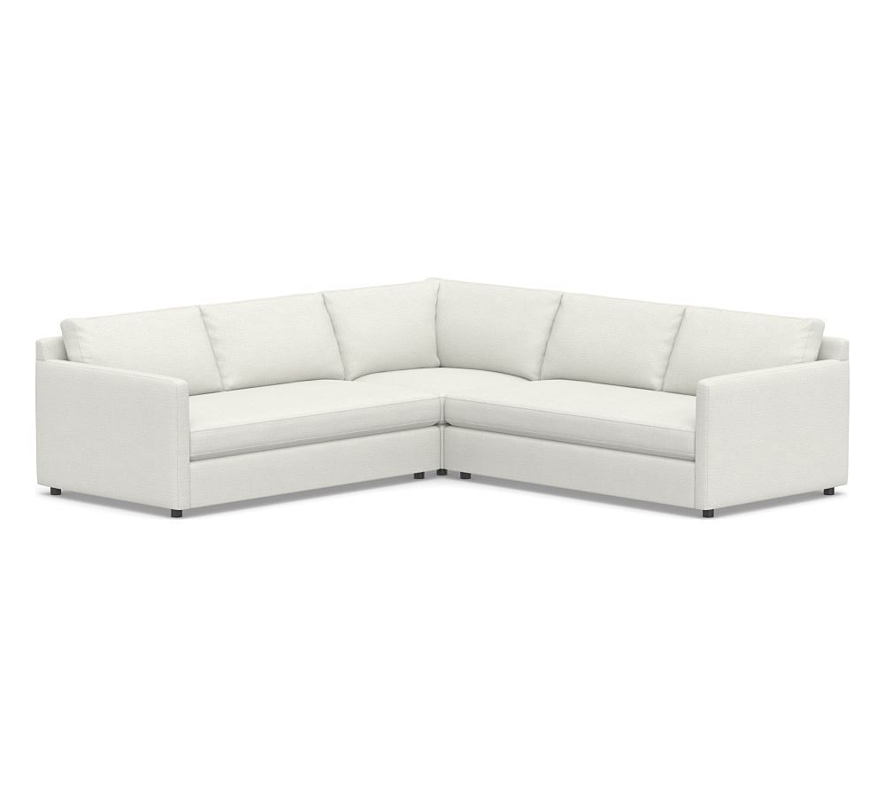 Pacifica 3-Piece L-Shaped Sectional | Pottery Barn (US)