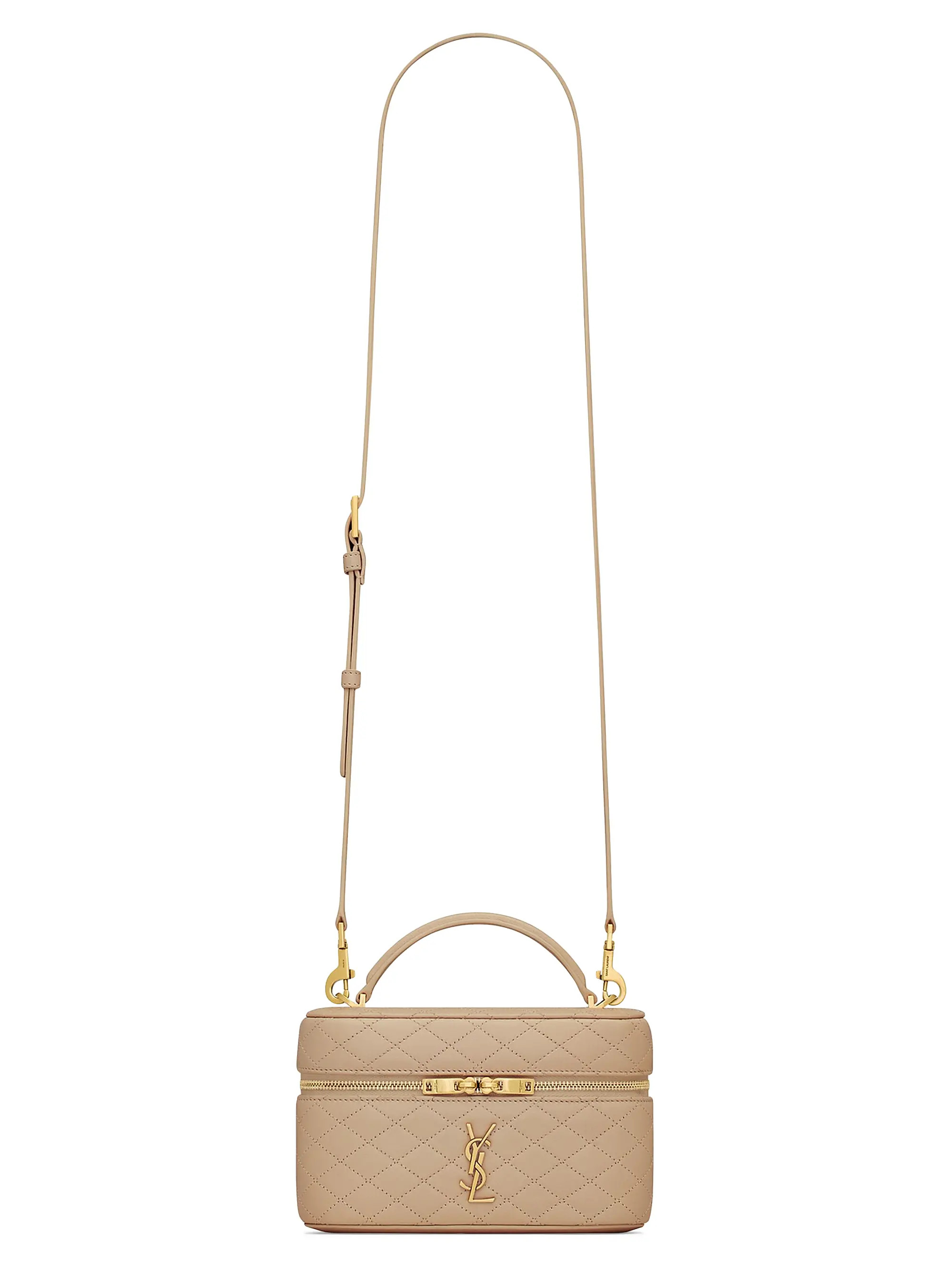 Saint Laurent Gaby Mini Vanity Bag in Lambskin | Saks Fifth Avenue | Saks Fifth Avenue