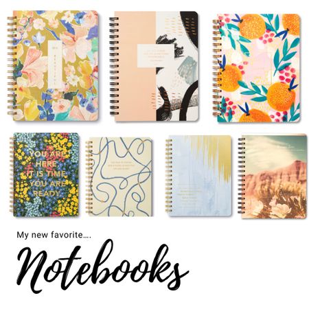Hands down my new favorite notebooks. I say new because I had a favorite notebook that I used to buy and they quit carrying it in the States, so I legit ordered from the UK, until I could no longer get them there any longer. I wondered if I would ever find a new love, well I have. I have no telling how many of these listed, like multiples of multiples. Haha. One thing I can tell you, is I have got you covered in the notebook department!!! I am a professional notebook consumer. You need this in your life. You do! 

***the oh happy day one wouldn’t link, but when you get to site you will see the option for that one. It’s my current go to. Probably have ten of them. :)