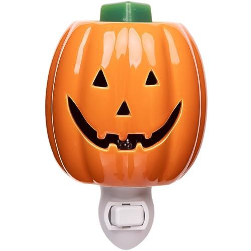 Scentsationals Halloween Collection - Scented Wax Accent Warmer - Spooky Season Wax Cube Melter & Burner - Electric Autumn Fragrance Home Air Freshener & Decoration Jack O'Lantern Pumpkin | Amazon (US)