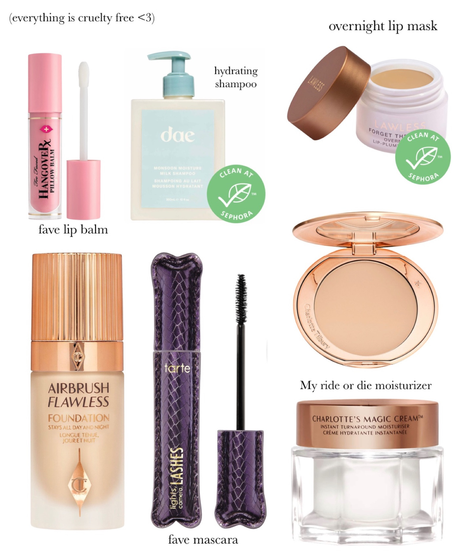 My Sephora sale buys!! Can’t live without any of these & as always, all are #crueltyfree 💕😍

#LTKHoliday #LTKCyberweek #LTKbeauty