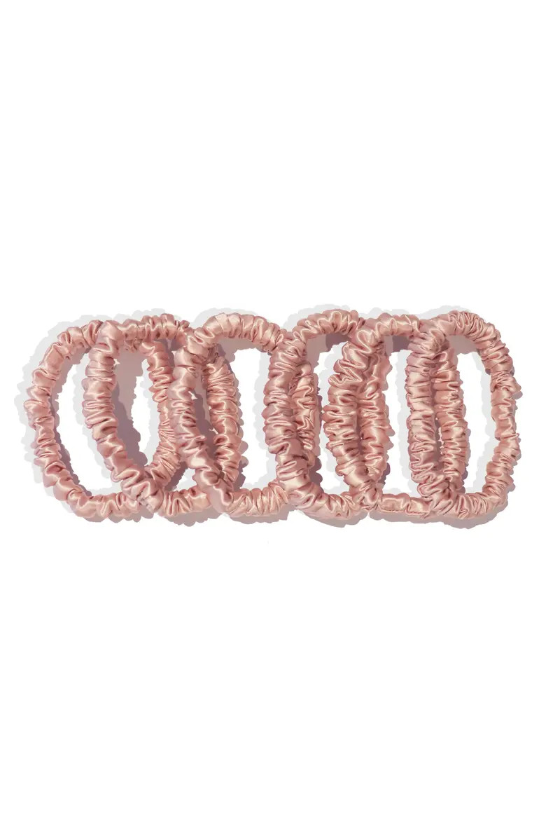 slip™ for beauty sleep 6-Pack Slipsilk™ Skinny Hair Ties | Nordstrom