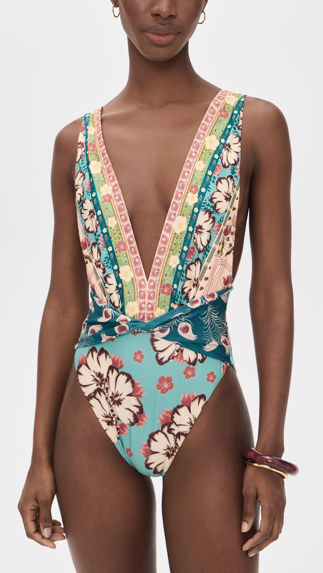 Ellis Plume Embellished One Piece | Shopbop