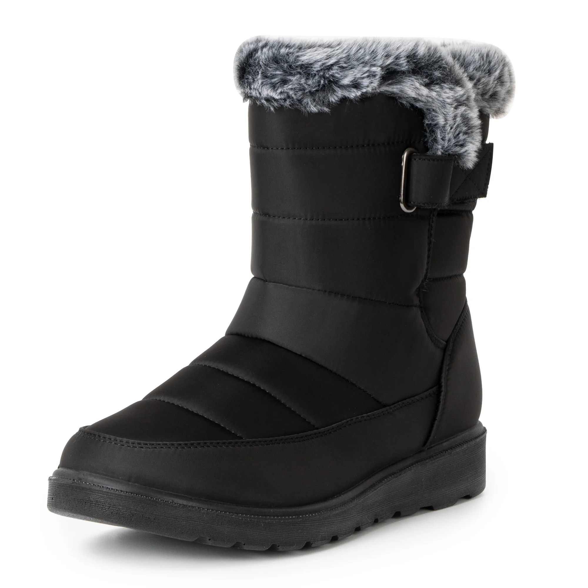 Alpine Swiss Lexie Women’s Snow Boots | Waterproof Faux Fur Lined | Warm Cozy Winter Booties | ... | Walmart (US)