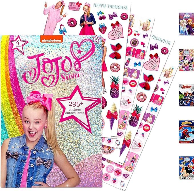 JoJo Siwa Star Sticker Book Over 295+ - Perfect for Gifts, Party Favor, Goodies, Reward, Scrapboo... | Amazon (US)