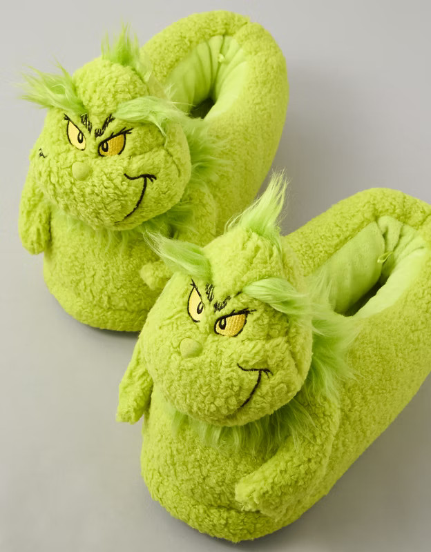 AE Grinch 3D Slipper | American Eagle Outfitters (US & CA)