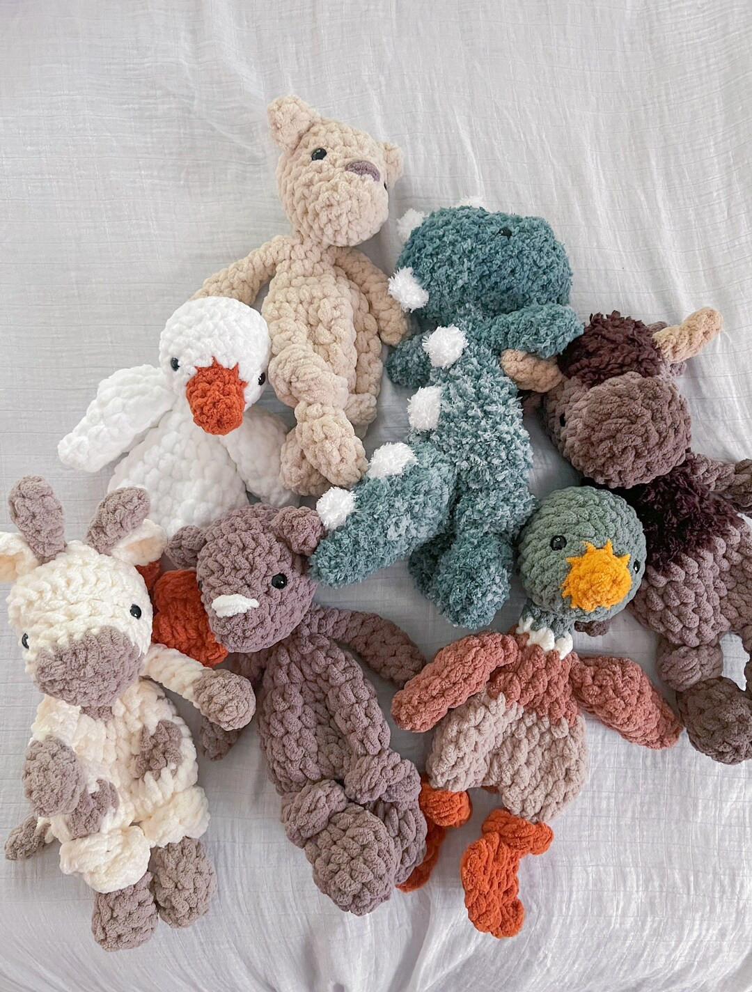 MADE TO ORDER- mini bestie snugglers, animal lovey, babies first stuffed animal, baby shower gift... | Etsy (US)