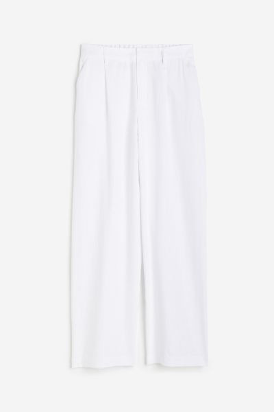 Linen-blend Dress Pants | H&M (US + CA)