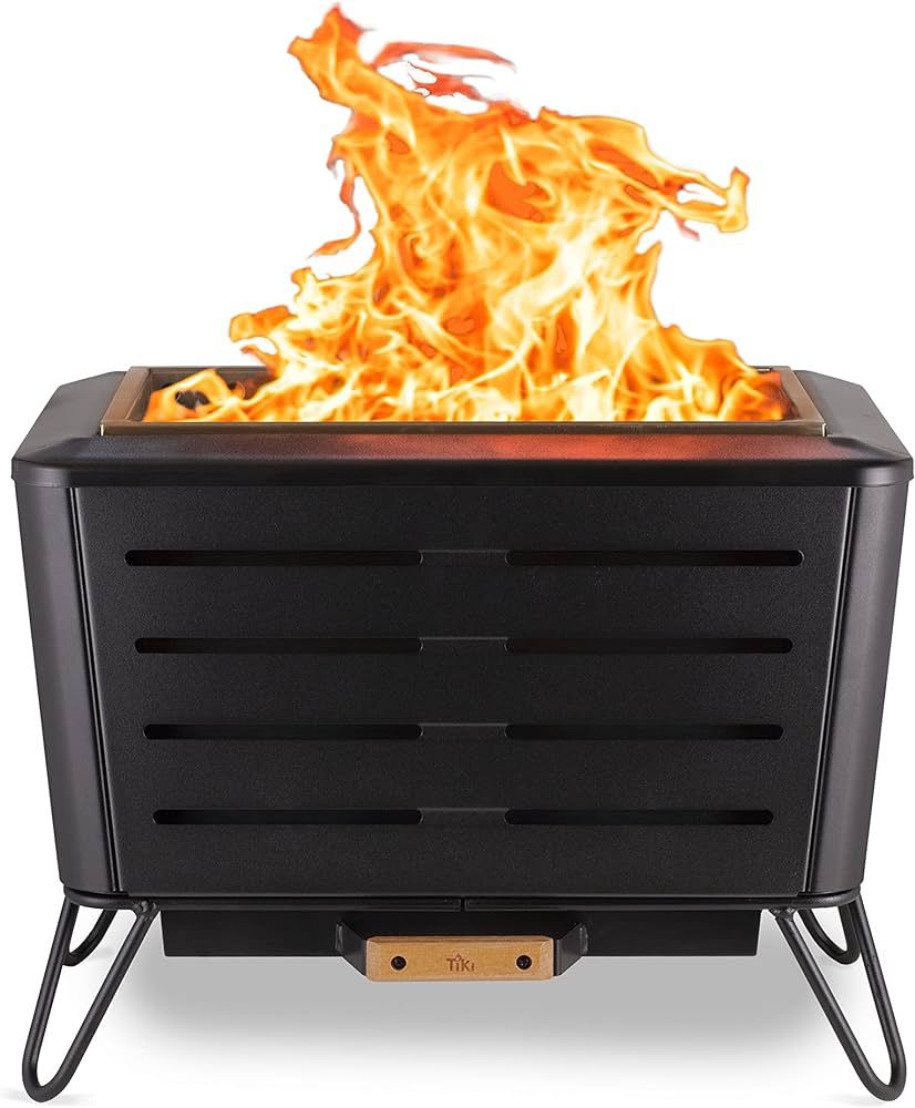 TIKI Brand Retreat Smokeless Fire Pit Rectangular Wood Burning Outdoor, Great for Small Spaces, C... | Amazon (US)