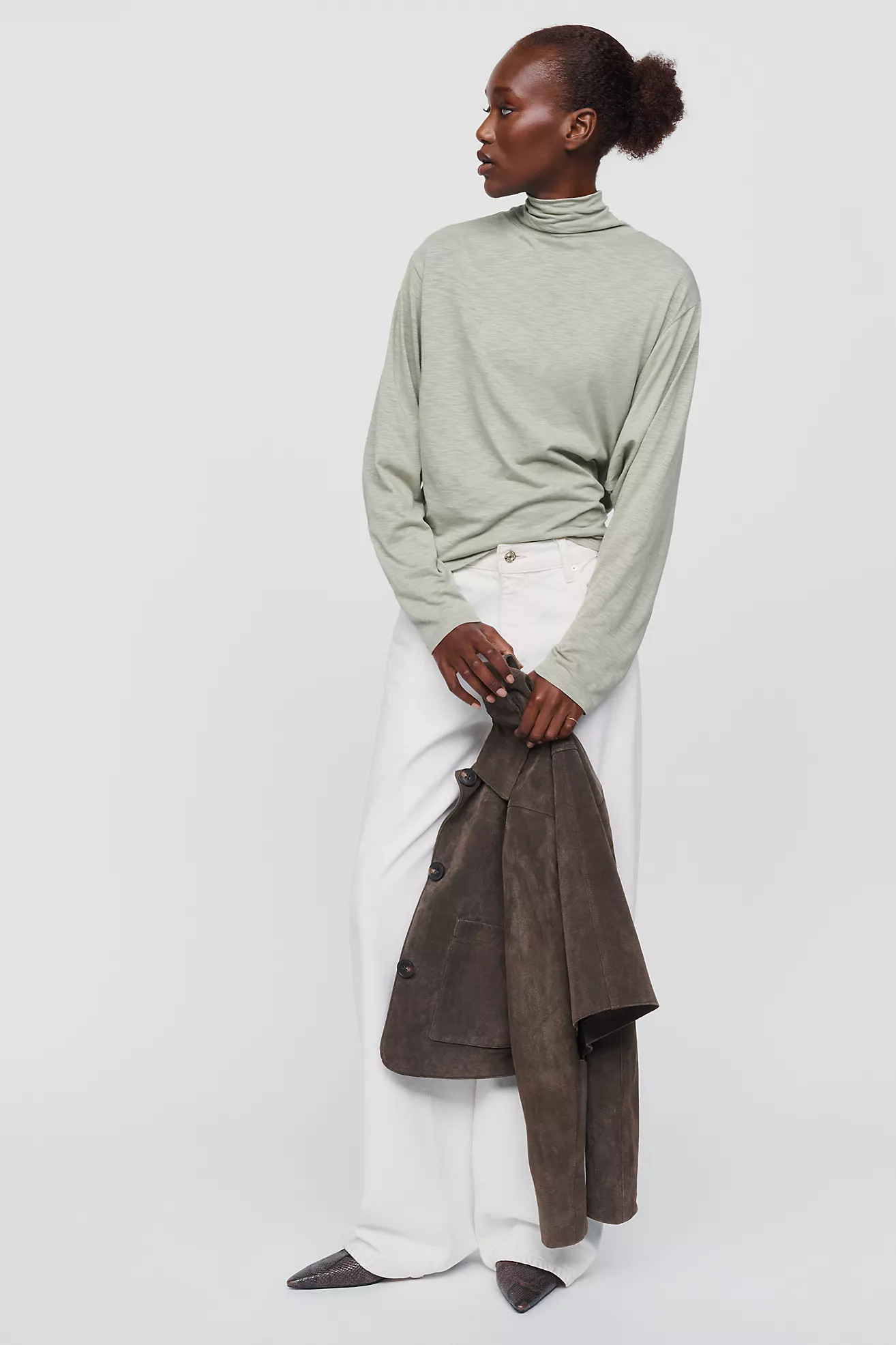 By Anthropologie Cotton Modal Turtleneck | Anthropologie (US)