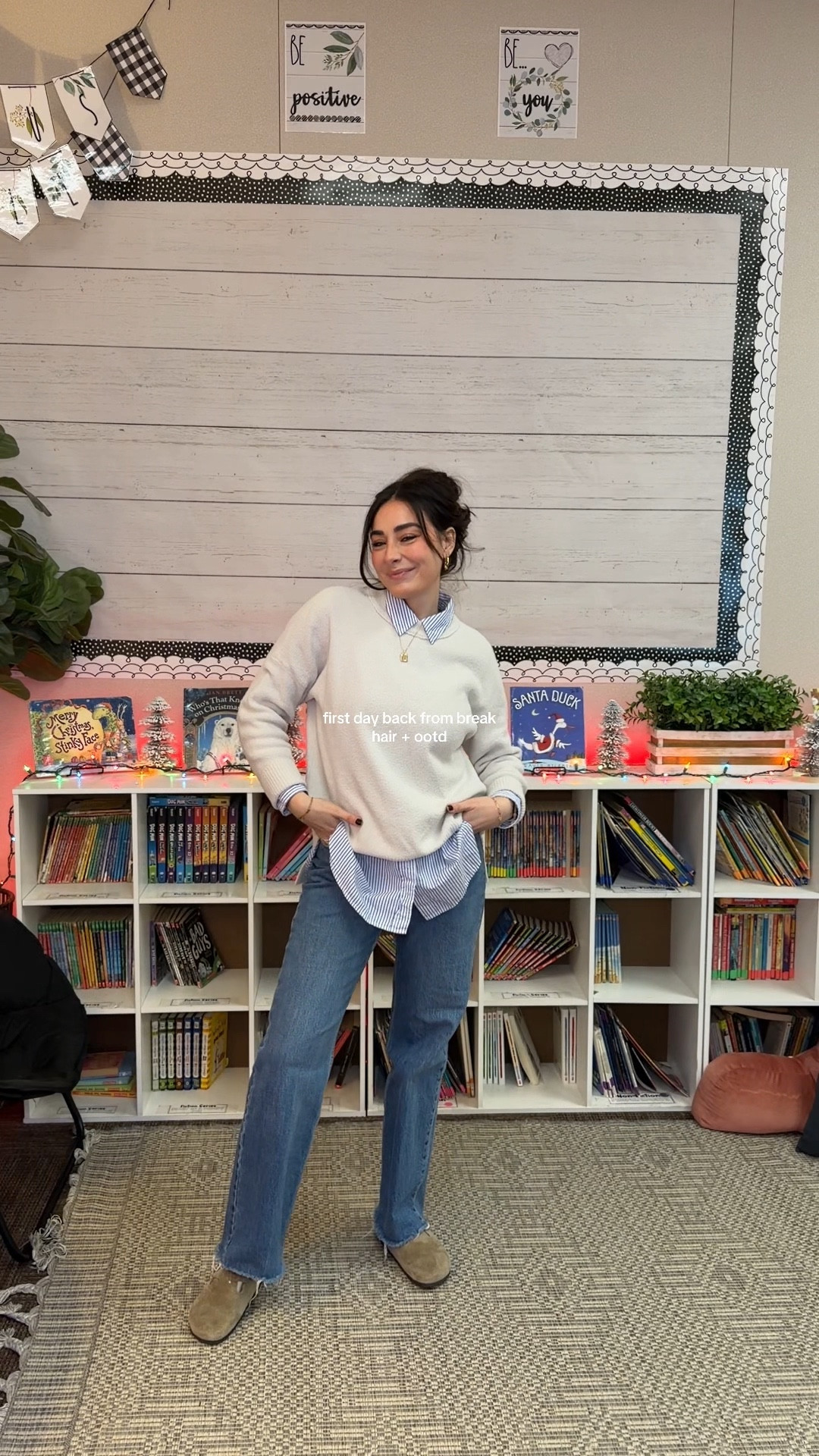 Sweater: small
Pants: curve love 27
Birks: I’m a size 8 and got a 39 

#LTKCyberWeek #LTKHoliday #LTKGiftGuide