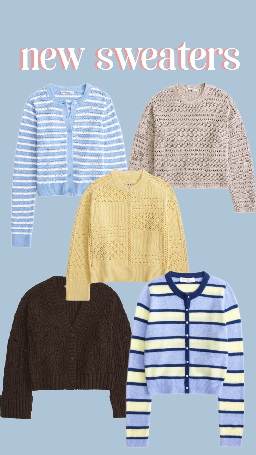 New Abercrombie sweaters to carry us to spring! 

#LTKootd #LTKOver40