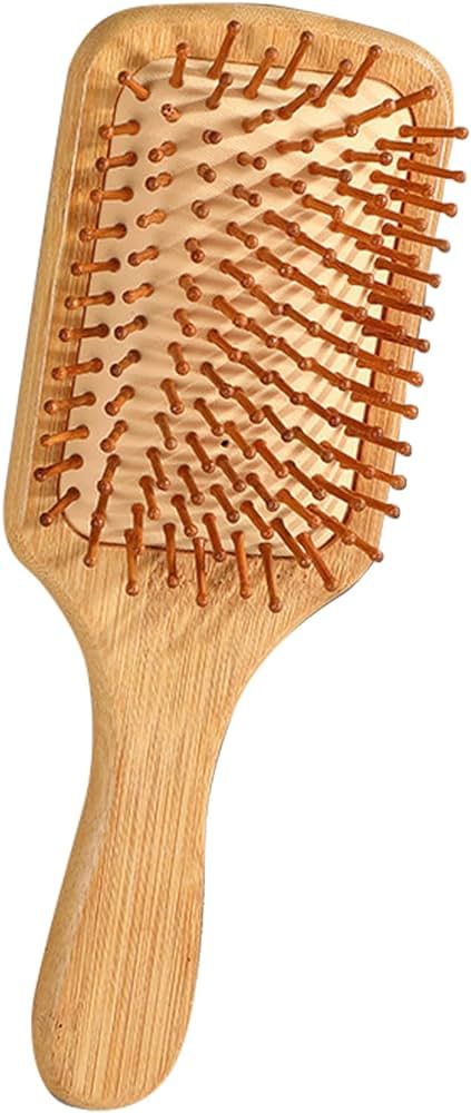 Antimbee Bamboo Hair Brush, All,Thick, Bamboo Bristles Detangling Hairbrush Comb for Massaging Sc... | Amazon (US)