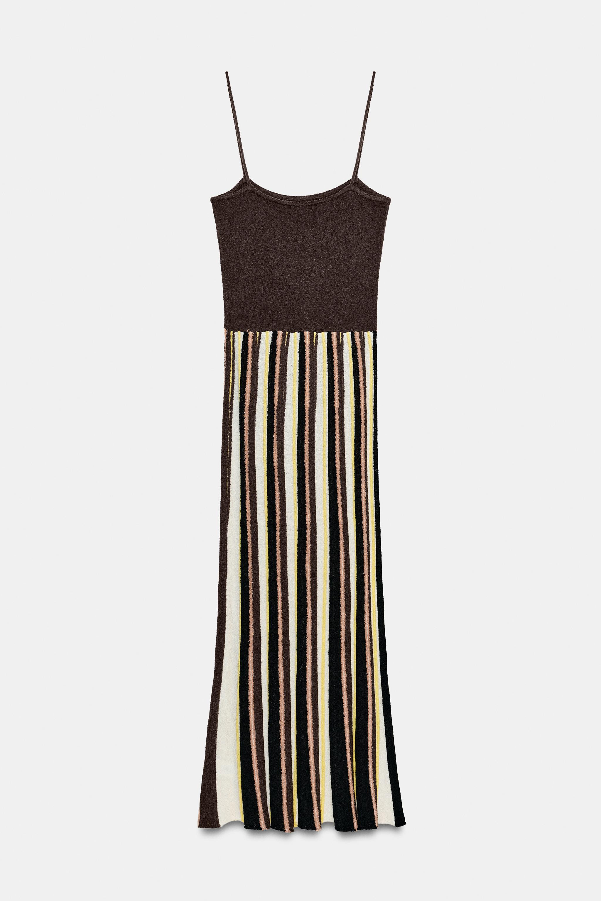 RUSTIC STRIPED DRESS | Zara US