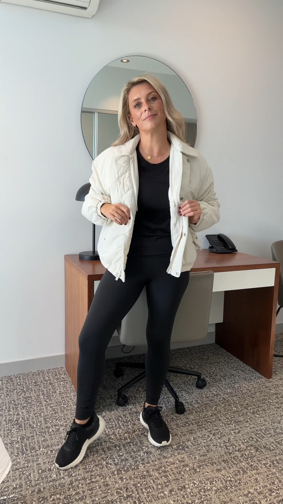 Staying active when the weather cools down is made easier with these lightweight layering pieces  

Jacket: XS. This one is very oversized so I went down a couple of sizes. 
Tights: 6 (AU10) 
Top: 10 (AU14 for a relaxed fit) 

#LTKaustralia #LTKtravel #LTKfitness