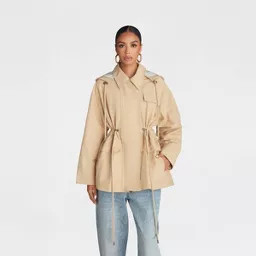 KBB by KAHLANA Women's 'The Cinched Anorak Jacket' - Tan M | Target