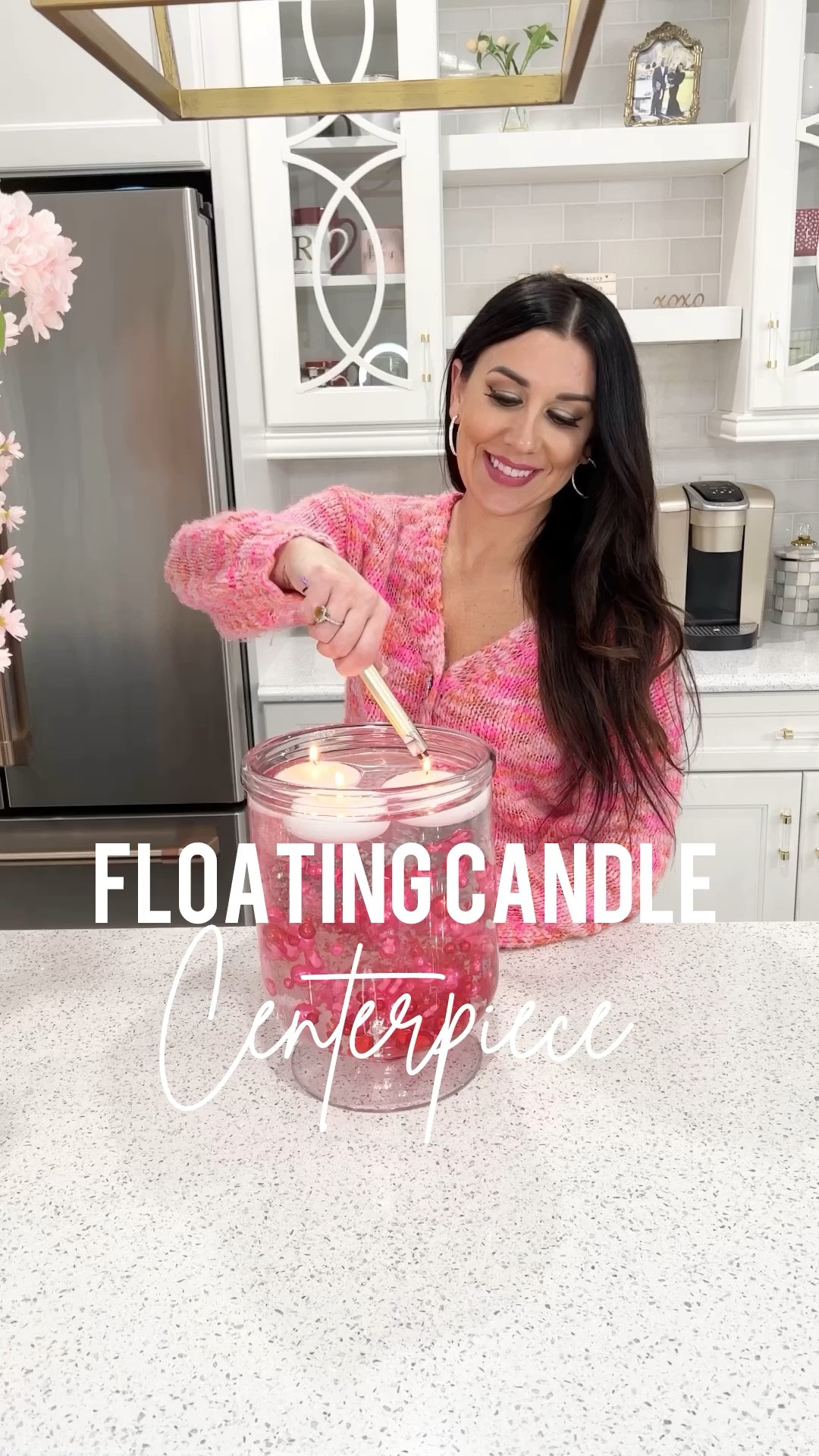Valentine’s Day floating candle centerpiece 

#LTKVideo #LTKhome
