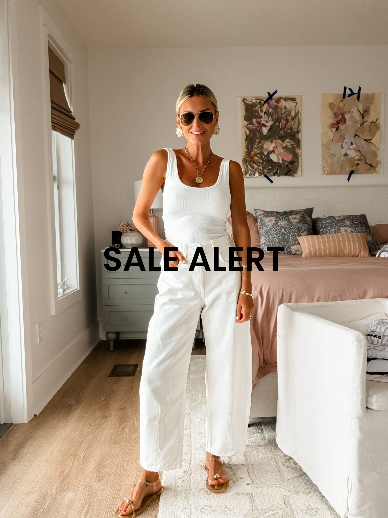 A classic summer look you can never go wrong with! Wearing size S/4

Loverly Grey, Target fashion, white tank top, white denim, capsule wardrobe staples, summer basics, casual outfit, affordable fashion, everyday style, Circle Deal Days finds

#LTKSeasonal #LTKSaleAlert