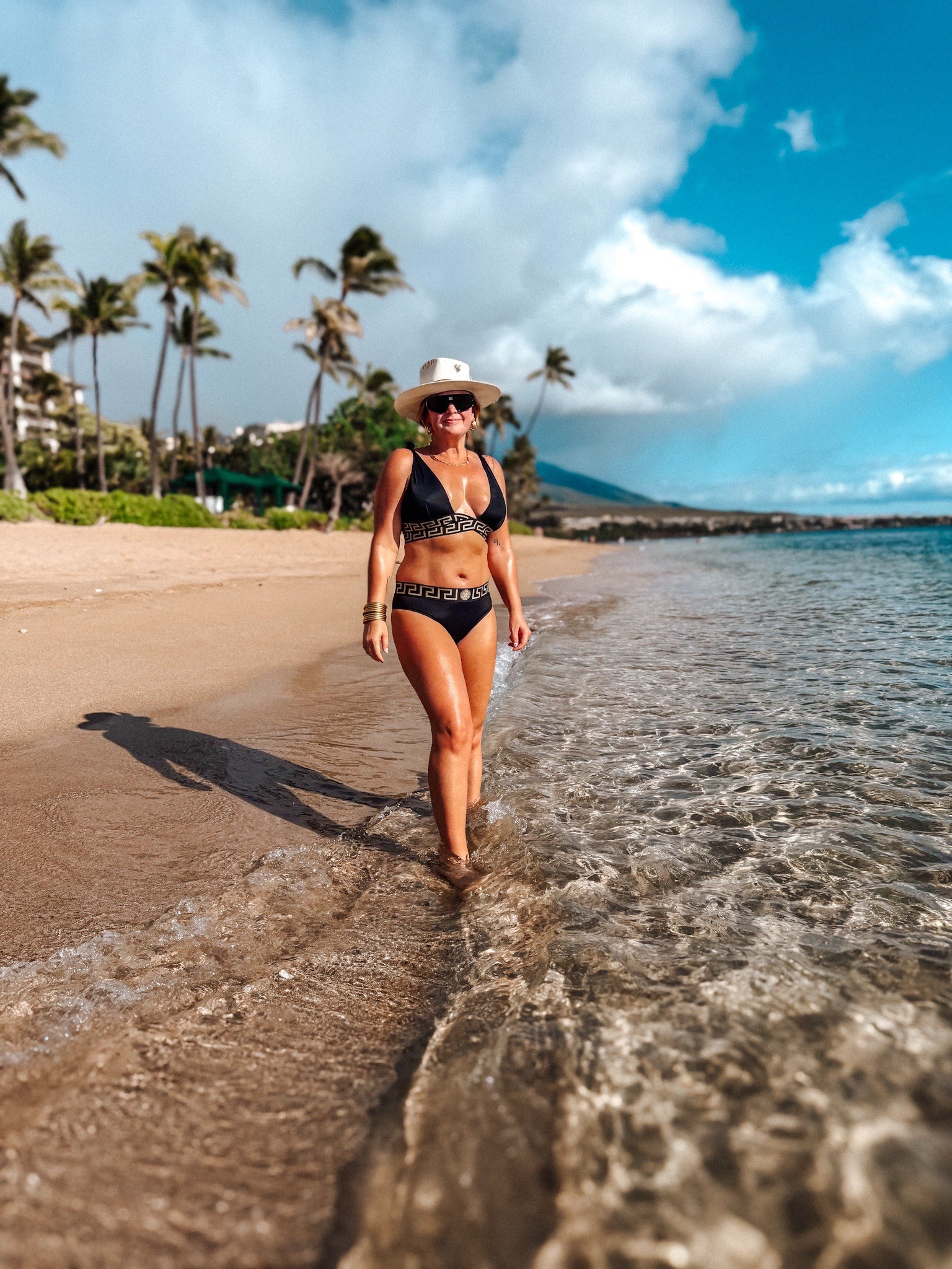 Versace swim 🖤 edgy chic vibes 

#LTKSwim