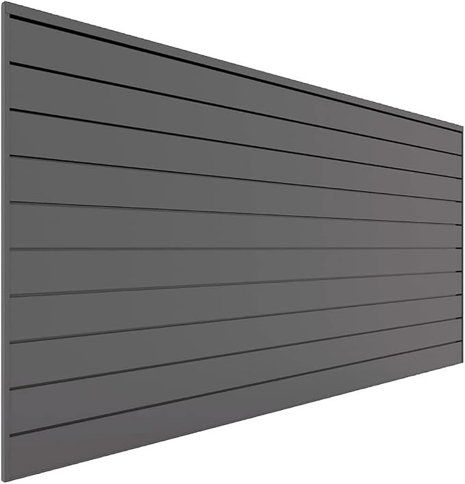 Proslat 88105 Heavy Duty PVC Slatwall Garage Organizer, 8-Feet by 4-Feet Section, 10 Panels, Char... | Amazon (US)