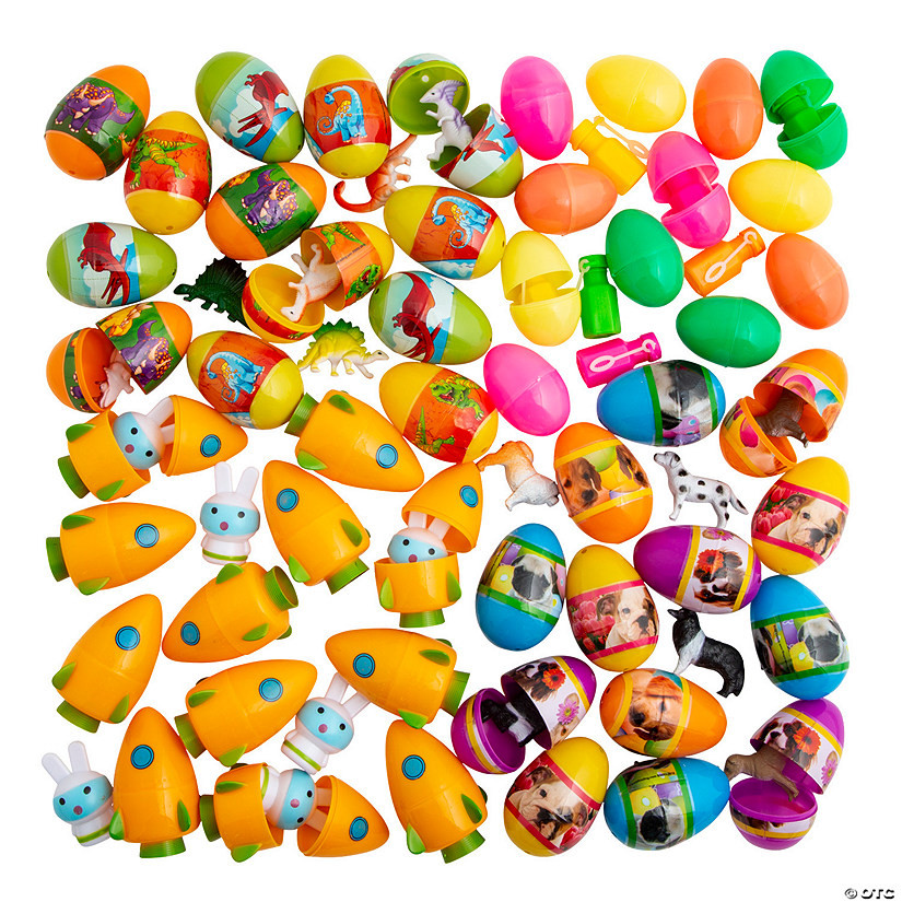 2 1/2" Bulk 504 Pc. Toy-Filled Easter Egg Assortment | Oriental Trading Company