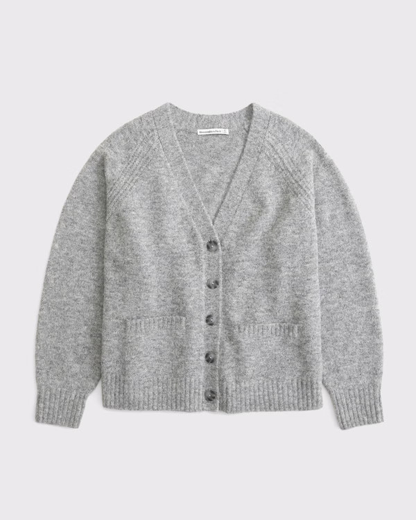 Dad V-Neck Cardigan | Abercrombie & Fitch (US)
