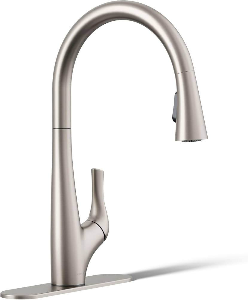KOHLER VS Bevin Kitchen Sink Faucet w Pull Down Sprayer, 1.5 GPM | Amazon (US)
