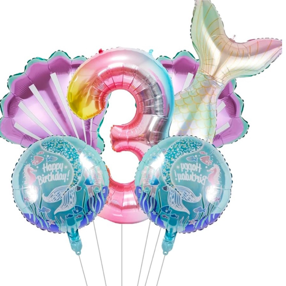 My daughters birthday is coming up and her favorite thing right now is mermaids so of course this is the theme for her party. I found the cutest mermaid decor on Amazon of course. Everything comes in a kit, of course I bought extra balloons! The decoration pack includes plates cups forks spoons knives and a cake topper and cupcake toppers! I also found a cute little outfit for her to wear too!! It’s a sweater and has a gun tutu! Such great party finds for kids!

#LTKHome #LTKFamily #LTKParties