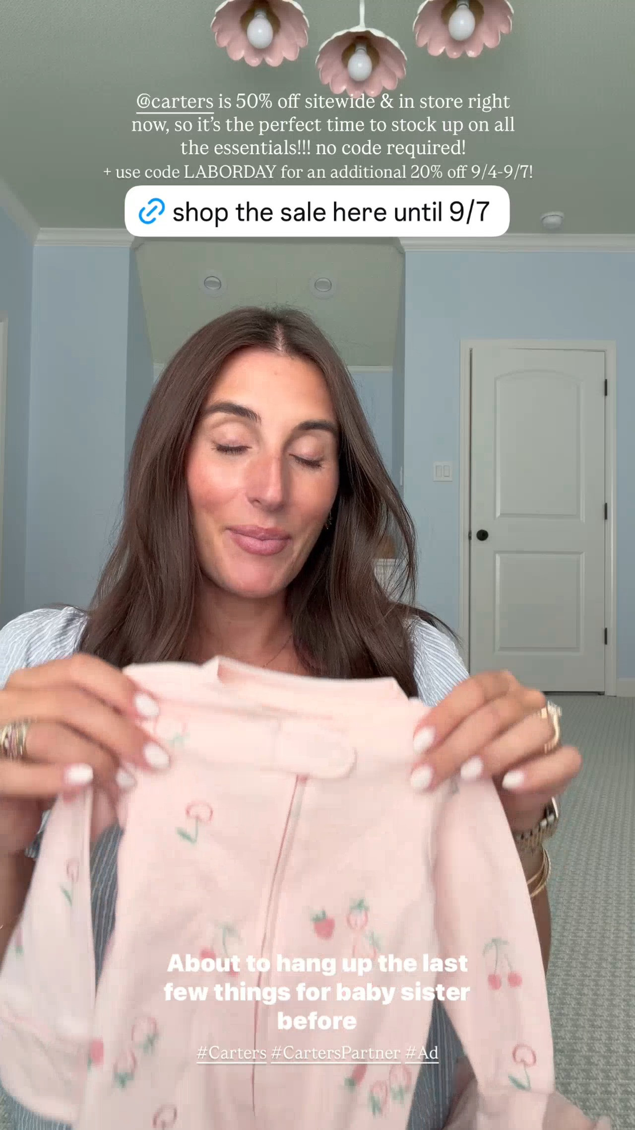 we always stock up on our favorite baby & toddler essentials @carters, and now is the best time to shop! 🤍 their Labor Day Sale is here with 50% off everything- online & in stores! if you've been needing to grab the next size up, pajamas, everyday basics, or back-to-school outfits, now's the time 👏🏻#Carters #CartersPartner #Ad 

 