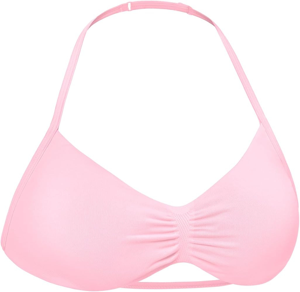 VOYJOY Impact Strappy Sports Bra Adjustable Padded Workout Gym Yoga Bra Crop Top for Women | Amazon (US)