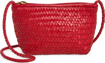 The Signature Woven Leather Crossbody Bag | Nordstrom