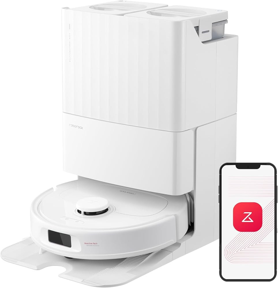 roborock Qrevo S Robot Vacuum and Mop, Self-Drying, Auto Mop Washing, 7000Pa Suction, Self-Emptyi... | Amazon (US)